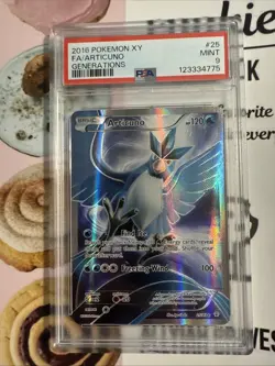 PSA 9(OC) 2016 Pokemon Generations Articuno - Holo Full Art #25 Mint Basic Rare - Image 1