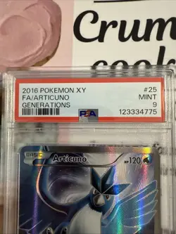 PSA 9(OC) 2016 Pokemon Generations Articuno - Holo Full Art #25 Mint Basic Rare - Image 2