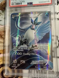 PSA 9(OC) 2016 Pokemon Generations Articuno - Holo Full Art #25 Mint Basic Rare - Image 3