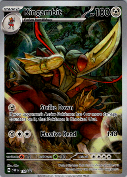 Kingambit SVP130 Illustration Rare Promo - Pokemon TCG Shrouded Fable NM/M - Image 1