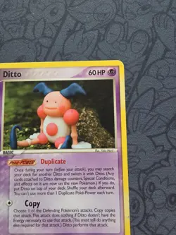 Pokemon: Ditto - Mr. Mime #38/113 Delta Species Non-holo Vintage - MP - I184 - Image 5