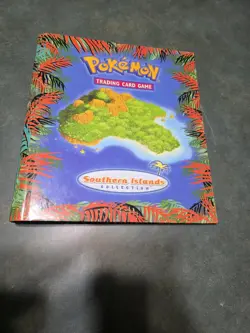 Pokemon Southern Islands Collection Binder, Cards, Very Good Cond. - Image 1