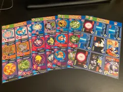 1999 POKEMON Burger King Master Trainer Trivia Cards-Lot of *4* UNCUT SHEETS! - Image 1
