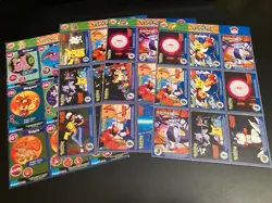 1999 POKEMON Burger King Master Trainer Trivia Cards-Lot of *4* UNCUT SHEETS! - Image 2