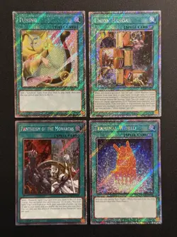 2025 YUGIOH RA04 PLATINUM SECRET RARE TUNING NM BONUS SET - Image 1