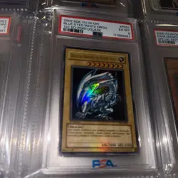 Yu-Gi-Oh! Blue-Eyes White Dragon Deck Kaiba 1st Edition SDK-001 PSA 6 PORTUGUESE - Image 3