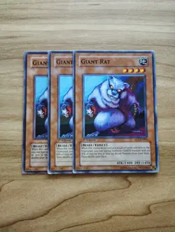Yu-Gi-Oh! - Giant Rat 3X - Complete Playset - Image 1