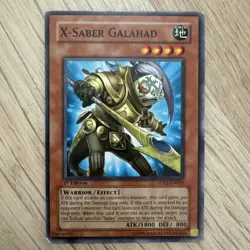 Yugioh X-Saber Galahad #5DS2-EN020 5D's Starter Deck 2009 1st Edition - Image 1