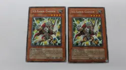 2x ( 1x 1st / 1x UNL ) XX-SABER GARSEM MONSTER ABPF-EN026 RARE YUGIOH NM - Image 1