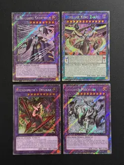 2025 YUGIOH RA04 PLATINUM SECRET RARE INVOKED MECHABA NM BONUS SET - Image 1