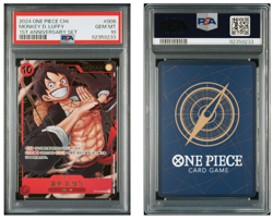 【PSA10】One Piece 1st ANNIVERSARY Chinese Overseas Version 1st Anniversary Luffy - Image 1