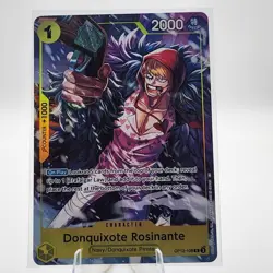 Donquixote Rosinante OP12-108 One Piece Illustration Box 6 Promo - Image 1