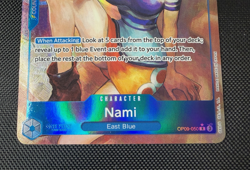 One Piece TCG Nami Parallel Foil OP09-050 Emperors in the New World English LP - Image 2