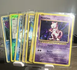 Pokemon TCG-9 Card Lot-Damaged-2007-2019 Holos & Reverse Holos - Image 1