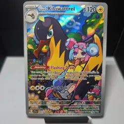 Iono's Kilowattrel 163/159 Sv09: Journey Together IR Pokemon TCG Card NM/M - Image 1