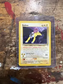 Raikou - 13/64 - Pokemon Neo Revelation Unlimited Non-Holo Rare Card WOTC NM - Image 1