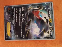 Pokemon Darkrai EX 74/122 World Championships 2016 180 HP Dark Pulse Card - Image 1