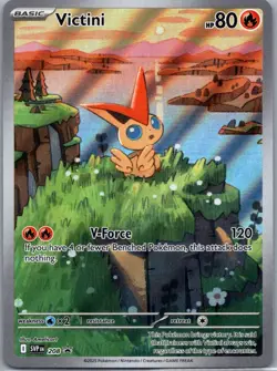 Victini 208 Sv: Scarlet & Violet Black Star Promo Cards Holo 2025 NM - Image 1