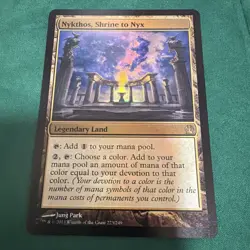Nykthos, Shrine to NYX Theros Foil Lightly Played MTG Card - Image 1