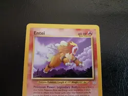 Pokemon TCG Entei Neo Revelation Card 17/64 Unlimited Non Holo Rare LP Vintage - Image 2