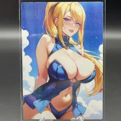 Samus Metroid Anime Waifu Card Doujin ACG Goddess Holo - Image 1