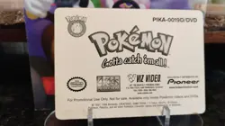 Vtg 1998 POKEMON 3D Promotional Card Insert VIZ Video PIKA-0019D/DVD w/ PIKACHU - Image 2