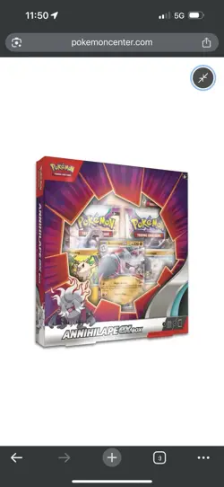 Pokemon TCG Scarlet & Violet Annihilape EX Card Box *SEALED* 820650852459 - Image 1