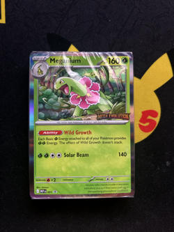Meganium Mega Evolution Stamped Build and Battle Promo Sealed 40 Card Deck - Image 1