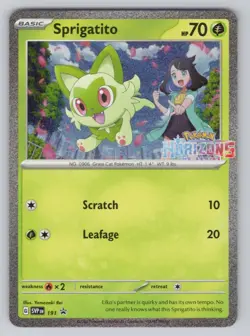 Sprigatito Holo SV: Scarlet & Violet Promo Cards 191 - Image 1