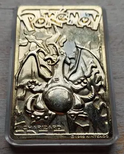 Pokemon 23k gold plated Burger King trading card lot Mewtwo Poliwhirl Charizard - Image 3