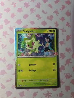 Sprigatito 191 Sv: Scarlet & Violet Promo Cards Holo - Image 1