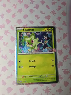 Sprigatito 191 Sv: Scarlet & Violet Promo Cards Holo - Image 2