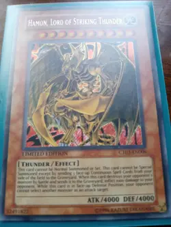 YuGiOh Cards - Hamon, Lord of Striking Thunder - CT03-EN006 - Near Mint - Image 2