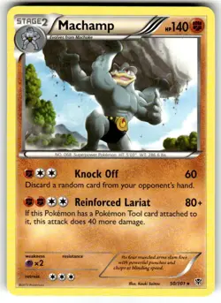 Machamp 50/101 - Pokemon Plasma Blast Rare Card NM - Image 1