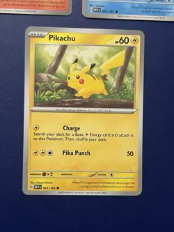 Lot of 3 Cards Pikachu Squirtle & Charmander Pokemon TCG NM - Image 1