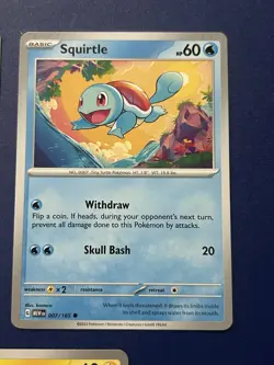 Lot of 3 Cards Pikachu Squirtle & Charmander Pokemon TCG NM - Image 2