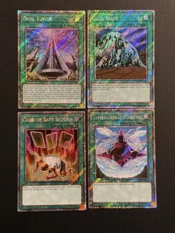2024 YUGIOH RA03 PLATINUM SECRET RARE CARD OF SAFE RETURN NM BONUS SET - Image 1