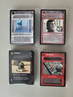 STAR WARS CCG SPECIAL EDITION COMPLETE COMMON UNCOMMON FIXED SET 204 CARDS - Image 1