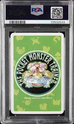 1996 POKEMON GREEN VERSION PLAYING CARDS 6 OF CLUBS #108 LICKITUNG PSA 10 - Image 2