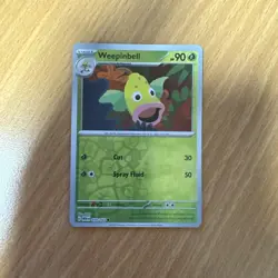 Pokemon Card Weepinbell Scarlet & Violet 151 Reverse Holo 070/165 Near Mint - Image 1