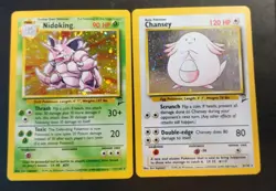 Vintage Pokemon Holo Lot 6 Cards Fosdil Gengar Base Set Mewto Base 2 LP/MP - Image 2