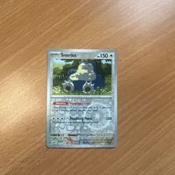 Pokemon Card Snorlax Scarlet & Violet 151 Reverse Holo 143/165 Near Mint - Image 1