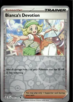 Pokemon Bianca's Devotion 142/162 Temporal Forces Reverse Holo 4 Card Lot - Image 1