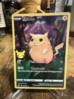 Pokemon TCG - Pikachu Full Art Card 005/025 Celebrations Pack, NM Condition 6 - Image 1