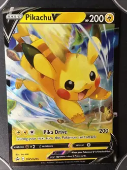 Pikachu V SWSH285 SWSH: Sword & Shield Promo Cards Holo - Image 1