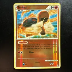 FREE SHIPPING Torkoal 25/95 Holo - Unleashed - Pokemon Card - Image 1