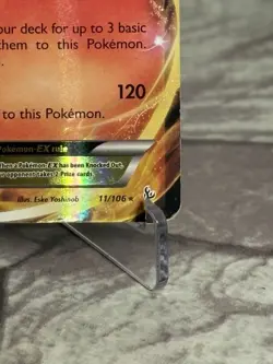 Charizard EX - 11/106 Pokemon Flashfire XY Ultra Rare Card - Raw Moderate - Image 4