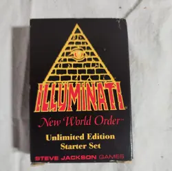 STARTER SET UNLIMITED Ed Illuminati INWO Card Game New World Order 1994 1995 - Image 1