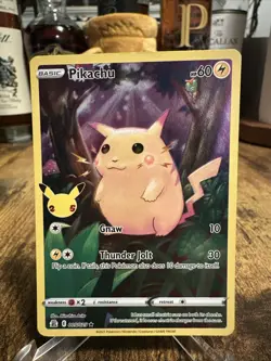 Pokemon TCG - Pikachu Full Art Card 005/025 Celebrations Pack, NM Condition 4 - Image 2