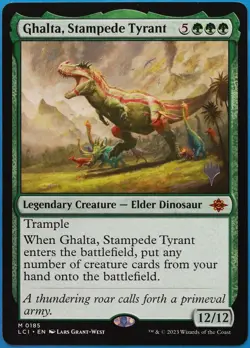 Ghalta, Stampede Tyrant (Promo Pack) The Lost Caverns of Ixalan NM (509767) - Image 1